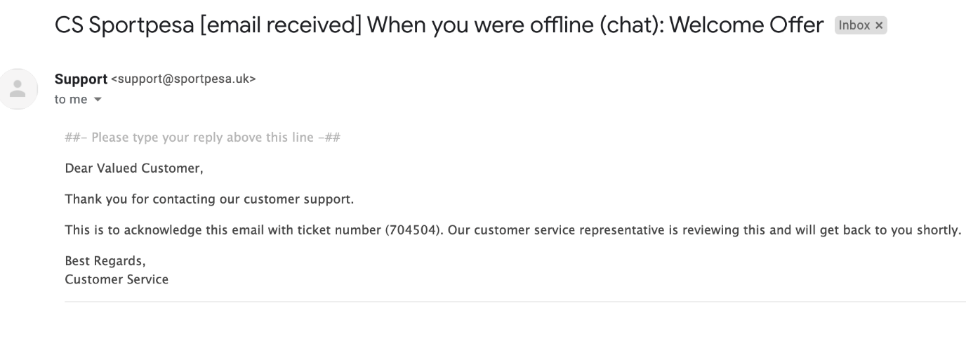 Customer Support