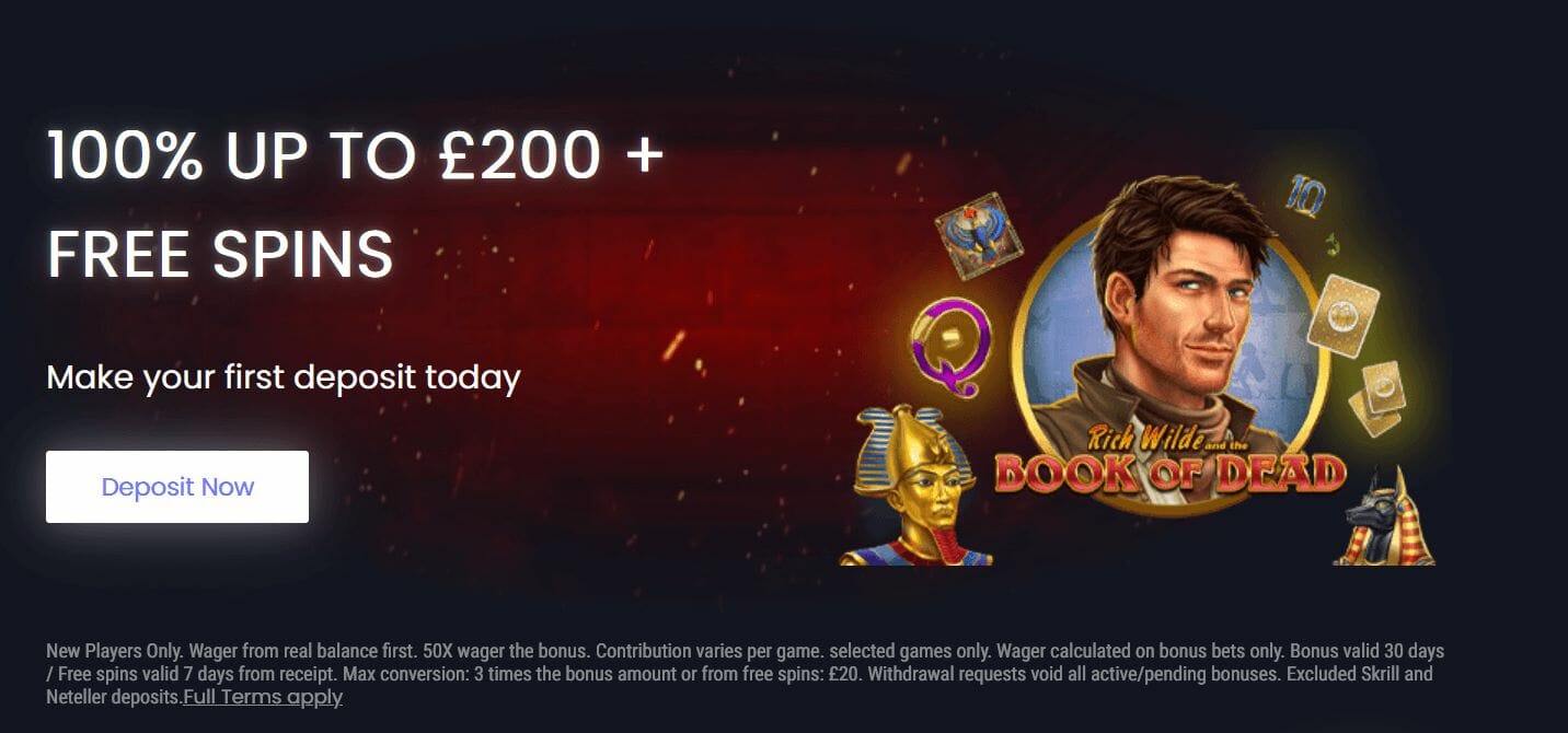 21LuckyBet Casino Welcome Offer Screenshot